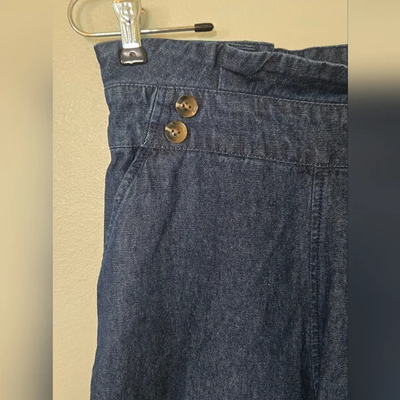 Who What Wear Wide Leg Paper Bag Waist Jeans Size 4 - Picture 3 of 6